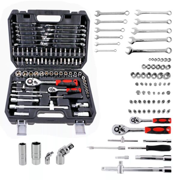 GTYPRO 78 PCS Hand Torque Ratchet Wrench Tool Set Metric Socket Bits Kit