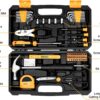 GTYPRO Tool Kit Set Box 62 Piece Home Repair DIY Tools Basic Hand Toolbox Sets