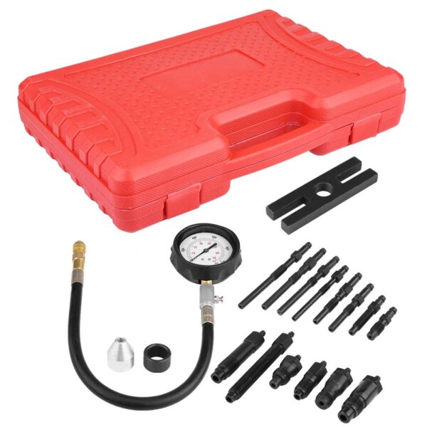 GTYPRO Diesel Engine Compression Tester 17Pcs Professional Auto Diesel TDI CDI Engine Compression Tester