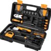 GTYPRO Tool Kit Set Box 62 Piece Home Repair DIY Tools Basic Hand Toolbox Sets