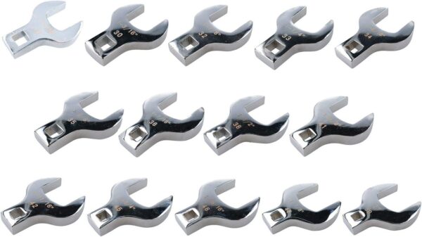 GTYPRO 14pcs Crows Foot Wrench Set Metric Sizes 27-50mm