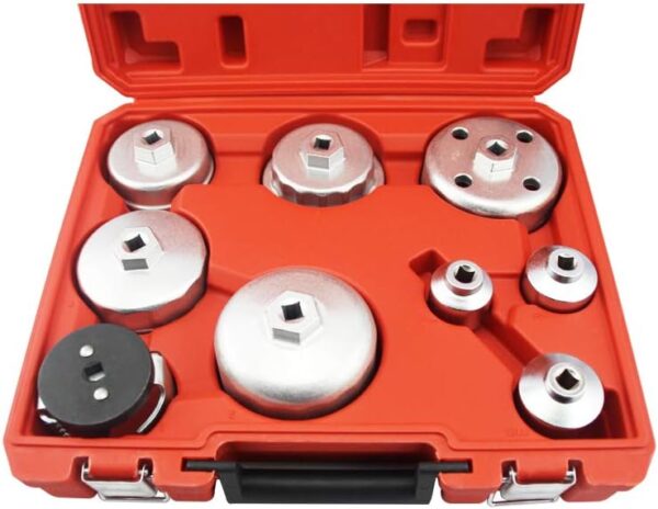 GTYPRO 9PC Comprehensive Oil Filter Wrench Valve Collet Installing Pick Up Tool