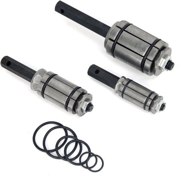 GTYPRO 3-Pieces 1/18” to 3-1/2” Tail Exhaust Pipe Expander Exhaust Muffler Spreader Tail Pipe Muffler Exhaust Spreader Kit