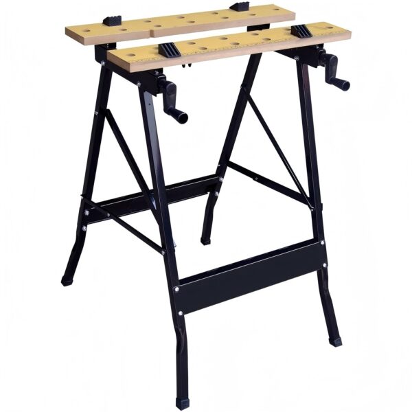 GTYPRO Foldable Steel Working Bench Router Table MDF Board Portable Tool Workbench Woodworking Table