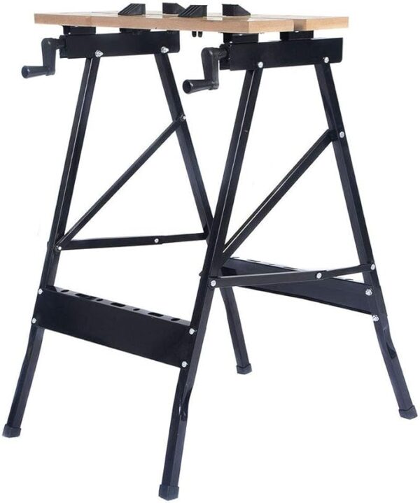 GTYPRO Foldable Steel Working Bench Router Table MDF Board Portable Tool Workbench Woodworking Table
