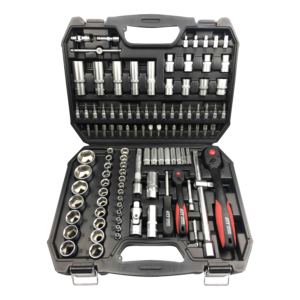 GTY TOOLS 108pcs Professional Drive 1:4″ &1:2″ Drive Socket Set HT2108-1