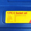 12PC E Socket Set