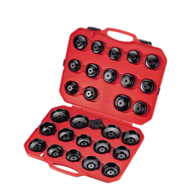 GTYPRO 30Pcs Oil Filter Wrench Set Cup Type Removal Tool Socket Kit