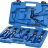 GTYPRO 7PC Mechanic Hose Clamp Ring Pliers Tool Set Flexible Cable Swivel Jaw Clamp