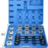 GTYPRO 28pcs Universal Bush Remove and Install Sleeve Set Remove Bushes Bushing Bearings Seals