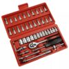 GTY 46PCS Socket Wrench set hand tools ratchet handle high quality carbon steel cr-v 46 pcs socket sets kit box