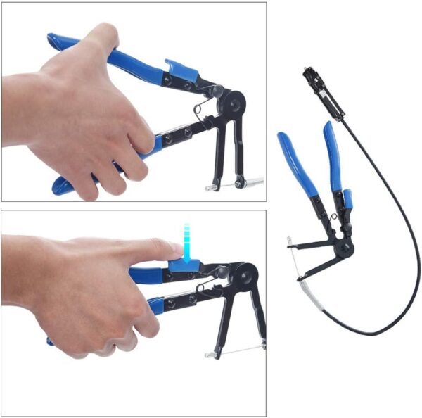 GTYPRO 7PC Mechanic Hose Clamp Ring Pliers Tool Set Flexible Cable Swivel Jaw Clamp