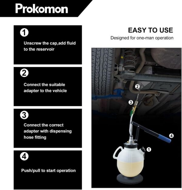 GTYPRO 7.5 Liters Transmission Fluid Pump; ATF Refill Kit Fluid Transfer Pump