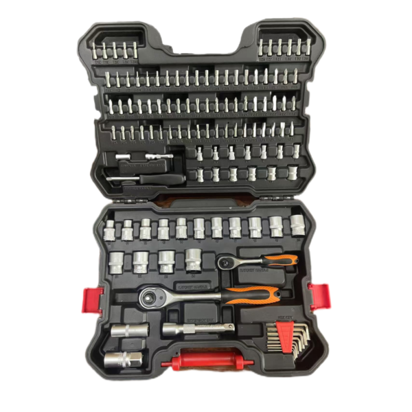 GTYPRO 115pcs high quality CR-V / Carbon steel hand tools wrench socket set