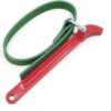 GTYPRO Red Green Adjustable Faux Leather Oil Filter Strap Wrench Spanner for Motorcycle