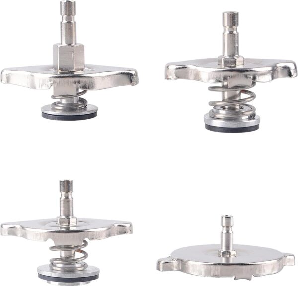 GTYPRO 14 Pcs Aluminum Automotive Cooling System Radiator Pressure Tester Kit