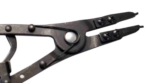 GTYPRO 10.5″ Spring Ratchet Lock Snap Ring Retaining Circlip Pliers Exchangeable Tips