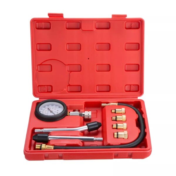 GTYPRO 8Pcs Cylinder Compression Tester Gas Engine Gauge Kit