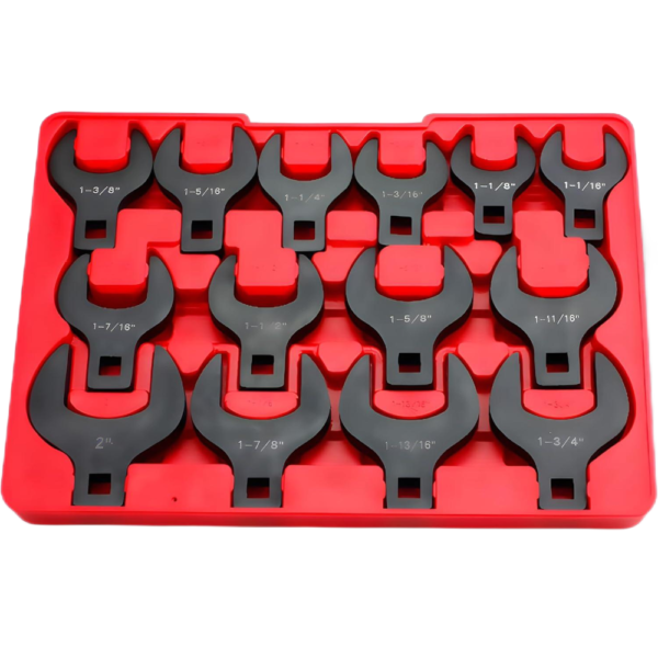 GTYPRO Crow Foot Wrench Set 14-Piece Pawl Wrench Set