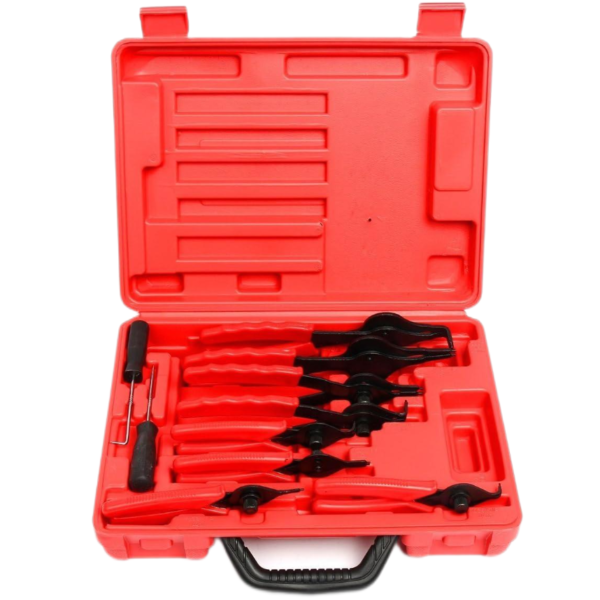 GTYPRO 11pcs Snap Ring Plier Set Mechanic PRO Circlips W/Case Car Truck Motorcycle