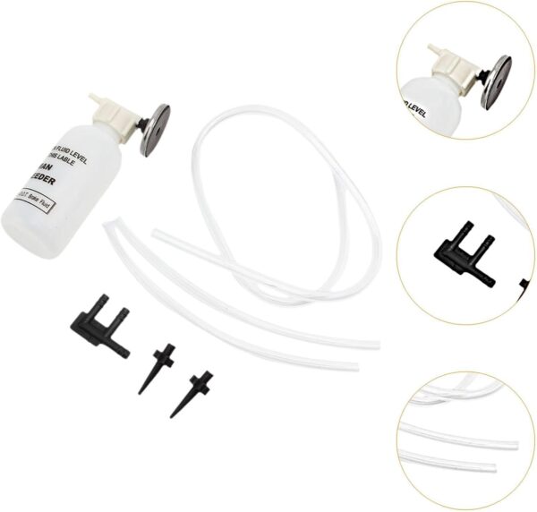 GTYPRO Brake Nozzle Kit Set Fluid Fill Adapter Easy to Store Multifunctional Oil Lubricator Grease Squirt