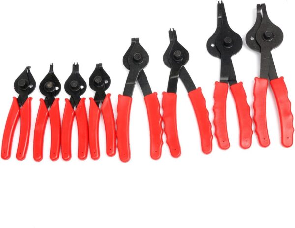 GTYPRO 11pcs Snap Ring Plier Set Mechanic PRO Circlips W/Case Car Truck Motorcycle