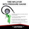 GTYPRO Tire Inflator Gun with Pressure Gauge