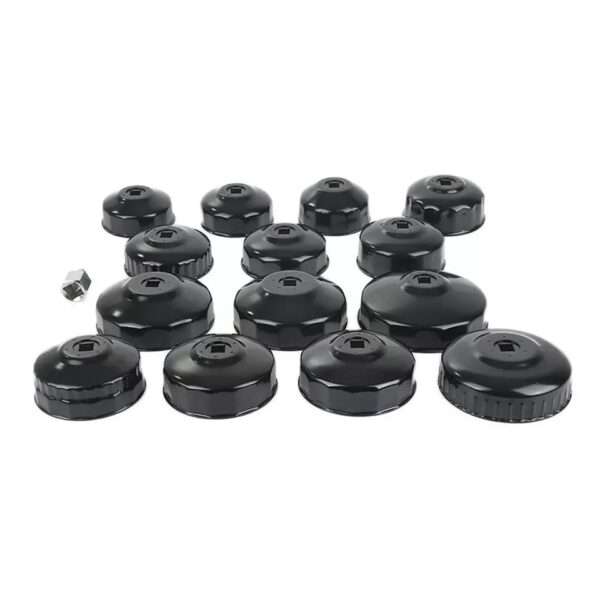 GTYPRO 15pcs Cup Type Oil Filter Wrench Oil Filter Removal Set Car Repair Tools