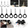 41Pcs Auto Trim & Molding Removal Tool Set , Clip Pliers Fastener Remover Pry Tool Set with Storage Bag for Door Trim Molding Dash Panel