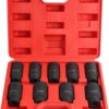 GTYPRO 9PCS Deep Impact Socket Set 1/2″ Drive Metric Axle Hub Nut Socket 29-38mm