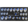 GTYPRO Crowfoot Wrench Set with 2 Extension Bars 24PCS