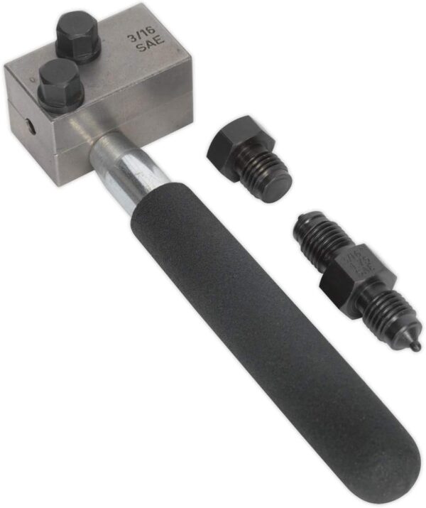 GTYPRO 4pcs Car Brake Copper Pipe Flaring Kit Brake Line Reamer 3/16 Inch Riveter