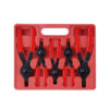 GTYPRO 5pc Circlip Snap Ring Pliers Set Includes Straight & Offset Rubber Grip