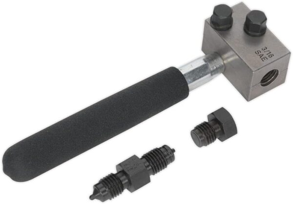 GTYPRO 4pcs Car Brake Copper Pipe Flaring Kit Brake Line Reamer 3/16 Inch Riveter