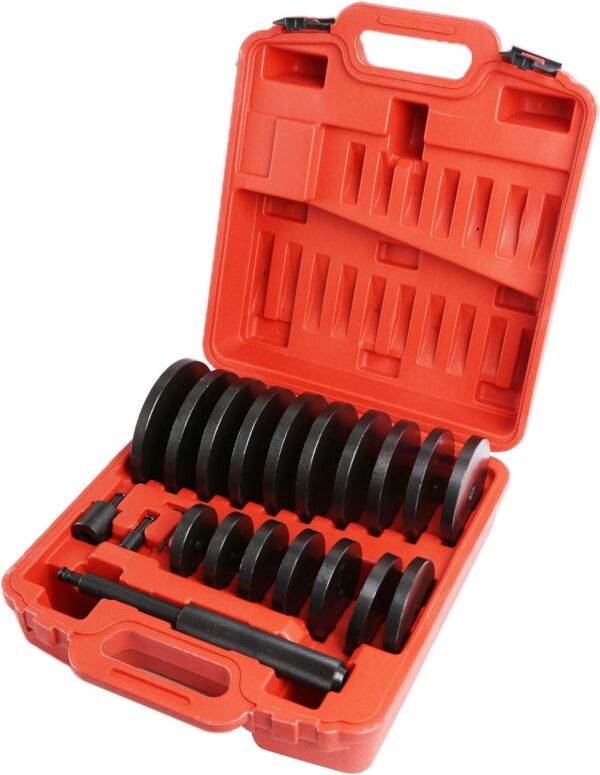 GTYPRO 21Pcs Extra Large Custom Bush Bearing and Seal Driver Set Hydraulic Press