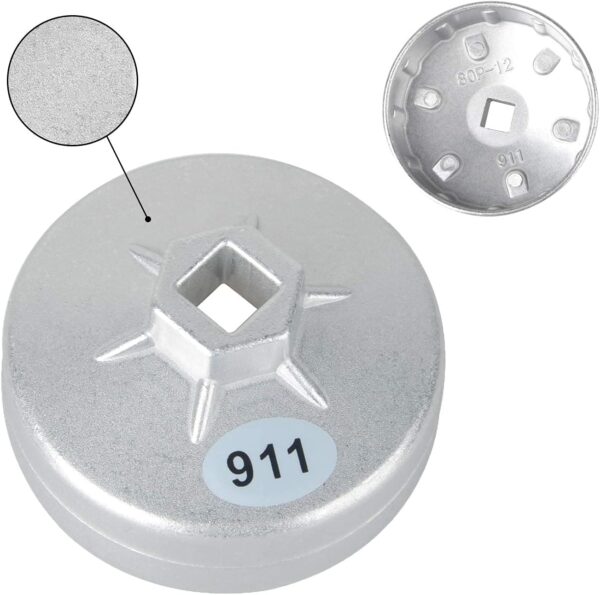 GTYPRO 23pcs Aluminum Alloy Cup Type Oil Filter Cap Wrench Socket Removal Tool Set