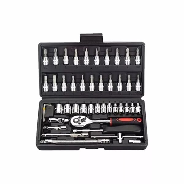 GTYPRO 46 PCS Socket Spanner Tool Kit Ratchet Wrench Set