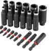 GTYPRO 21 pcs Socket impact socket set for impact Wrenches