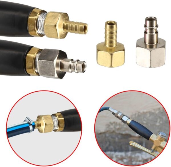 GTYPRO Pneumatic Plaster Machine with 4 Jets Stainless Steel Bucket 4.5 Litres