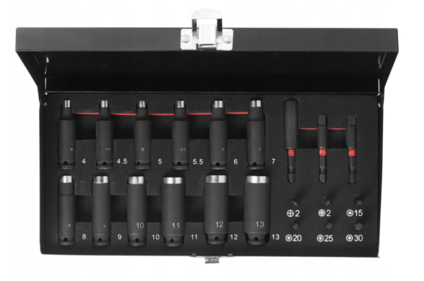 GTYPRO 21 pcs Socket impact socket set for impact Wrenches