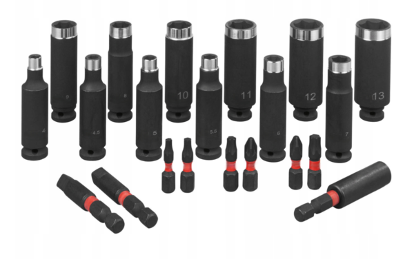 GTYPRO 21 pcs Socket impact socket set for impact Wrenches