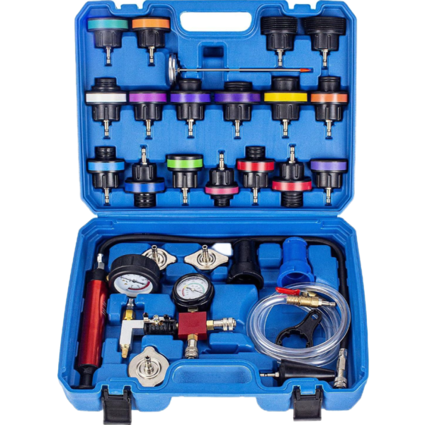 GTYPRO 28 Pieces Universal Pressure Cooler Test Kit Cooling System Test Set Automobile Compressed Air Tools