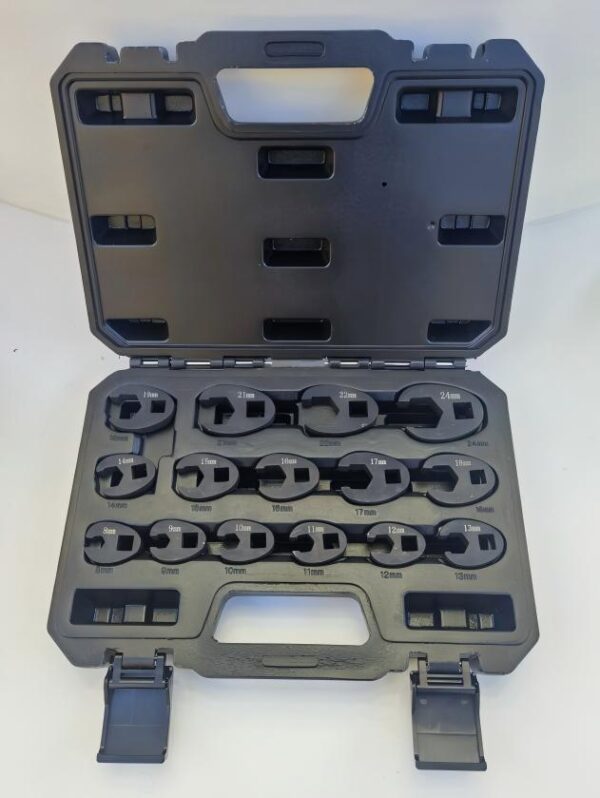 GTYPRO Crowfoot Wrench Set Metric 3/8″ 15pcs