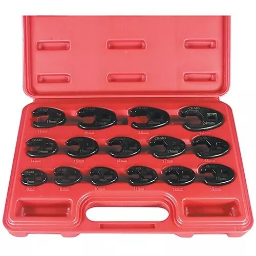 GTYPRO Crowfoot Wrench Set Metric 3/8″ 15pcs
