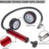 GTYPRO 28 Pieces Universal Pressure Cooler Test Kit Cooling System Test Set Automobile Compressed Air Tools