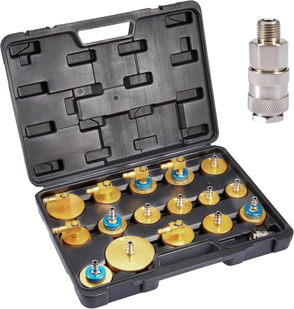 GTYPRO 17-Piece Set of Brake Fluid Changer Fittings