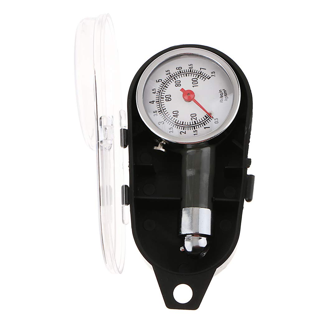 GTYPRO 0-100PSI Motor Truck Auto Car Tire Air Pressure Gauge Dial Meter ...