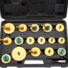 GTYPRO 17-Piece Set of Brake Fluid Changer Fittings