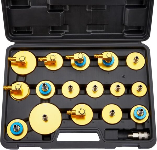 GTYPRO 17-Piece Set of Brake Fluid Changer Fittings