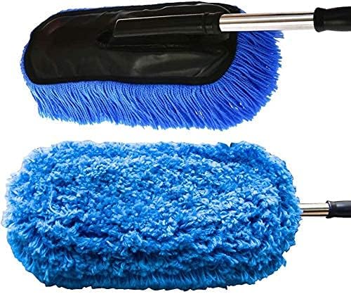 GTYPRO Microfiber Car Duster Wash Mop with Extendable Handle